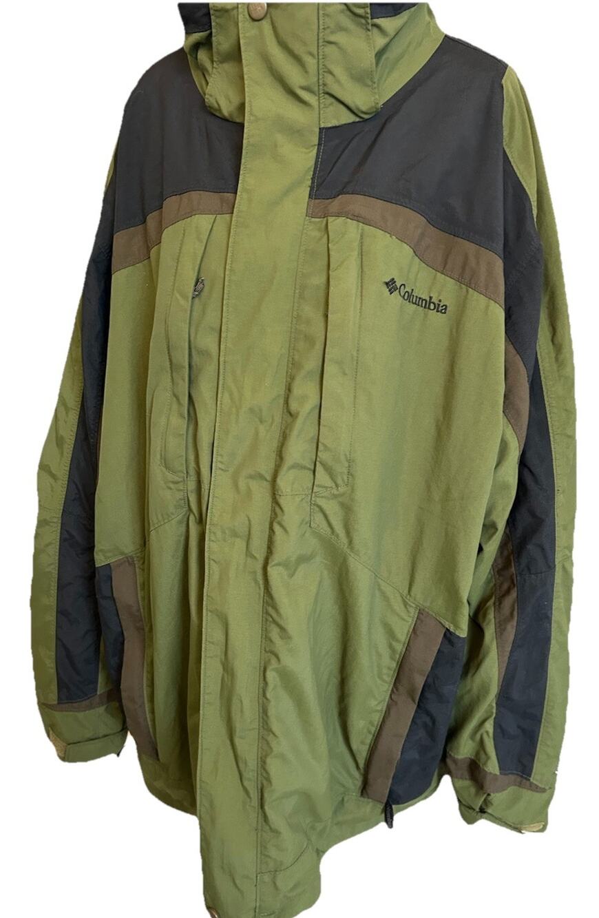 Columbia Jacket Mens XL Green Whirlibird Parka Winter Sport Ski Snow Retail $230